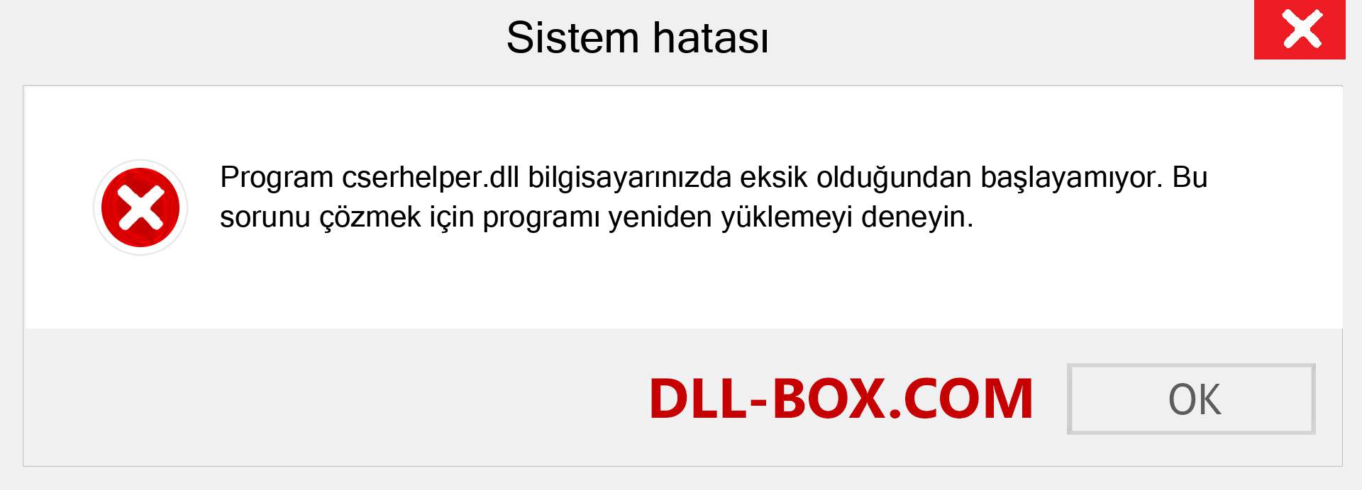 cserhelper.dll dosyası eksik mi? Windows 7, 8, 10 için İndirin - Windows'ta cserhelper dll Eksik Hatasını Düzeltin, fotoğraflar, resimler